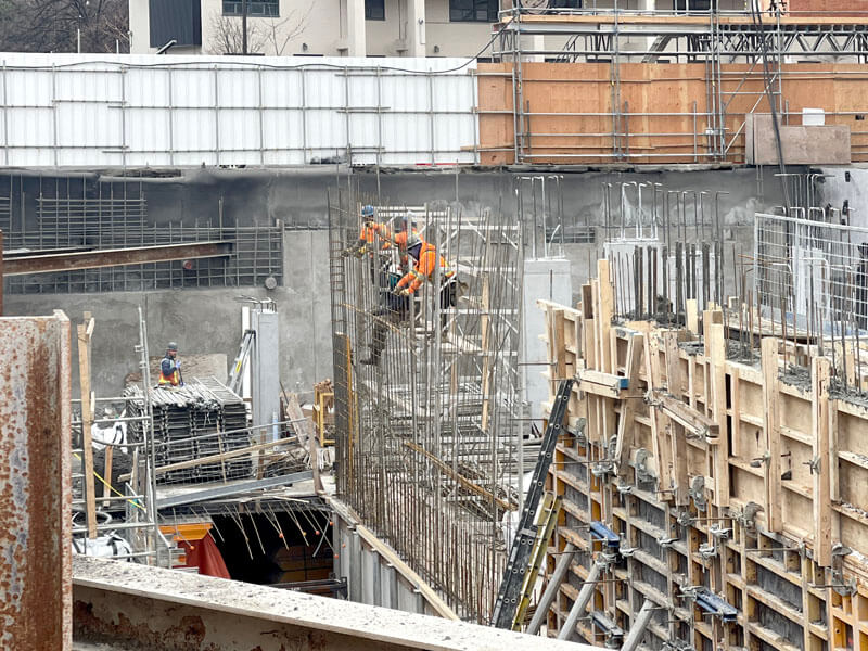 Parliament and Co construction update