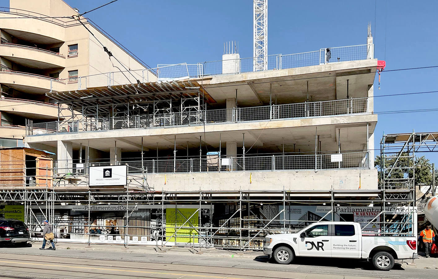 Parliament and Co construction update