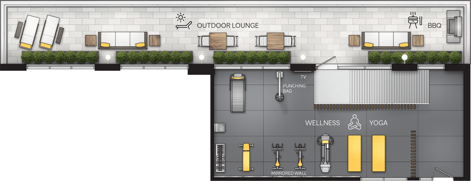 Parliament & Co Amenity Plan