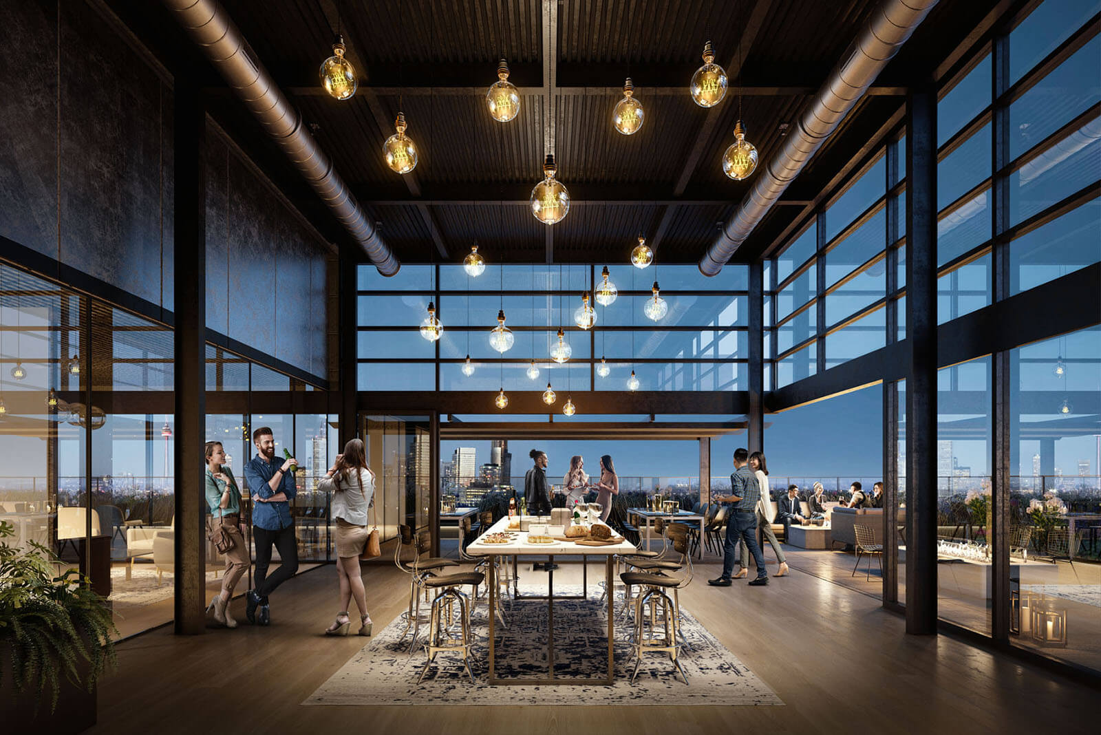 Parliament & Co Event Space Rendering